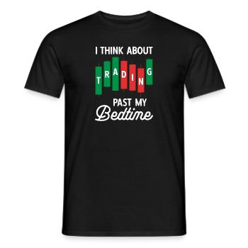 Trading Crypto Stock Market Investor Day Trader - T-shirt homme - noir - Devant - AI Model Male 178 light (178cm)