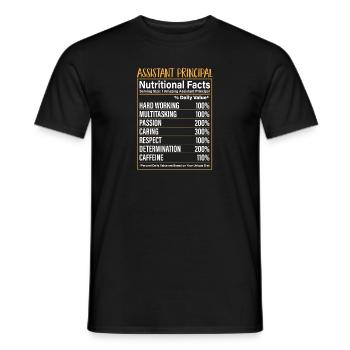 Stellvertretende Schulleiterin - Männer T-Shirt - Schwarz - Vorne - AI Model Male 178 light (178cm)