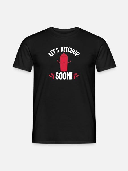 Ketchup Tomato ketchup - Men's T-Shirt - black