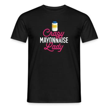 Mayonnaise - Men's T-Shirt - black - Front - AI Model Male 178 light (178cm)