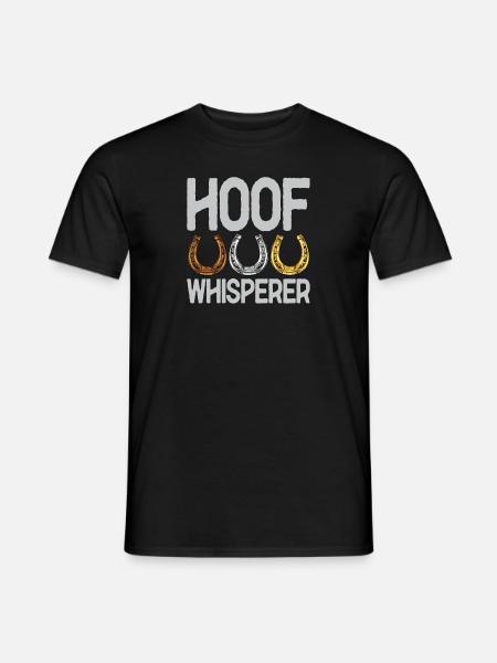 Farrier Horseshoe Horseshoeing - Men's T-Shirt - black