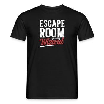 Escape Room - Men's T-Shirt - black - Front - AI Model Male 178 light (178cm)