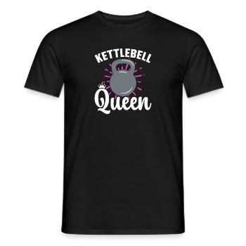 Kettlebell Workout Entraînement de fitness - T-shirt homme - noir - Devant - AI Model Male 178 light (178cm)