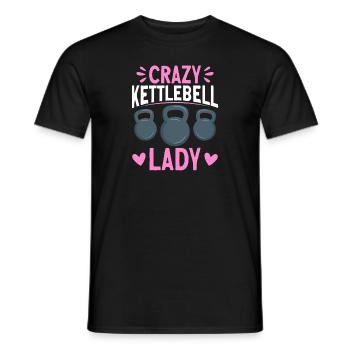 Kettlebell Workout Entraînement de fitness - T-shirt homme - noir - Devant - AI Model Male 178 light (178cm)