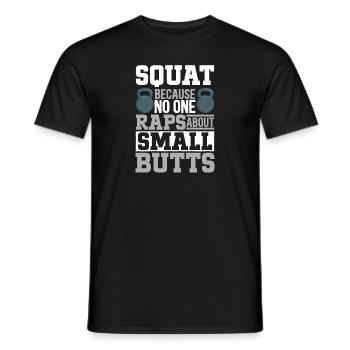 Kettlebell Workout Entraînement de fitness - T-shirt homme - noir - Devant - AI Model Male 178 light (178cm)