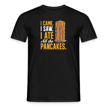 Crêpes Petit-déjeuner Crêpes - T-shirt homme - noir - Devant - AI Model Male 178 light (178cm)