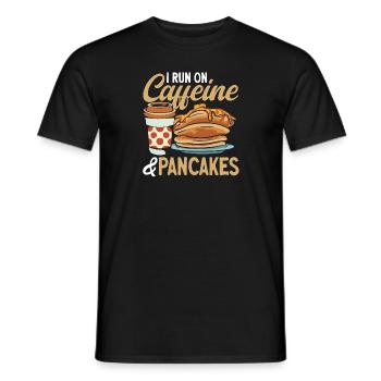 Crêpes Petit-déjeuner Crêpes - T-shirt homme - noir - Devant - AI Model Male 178 light (178cm)