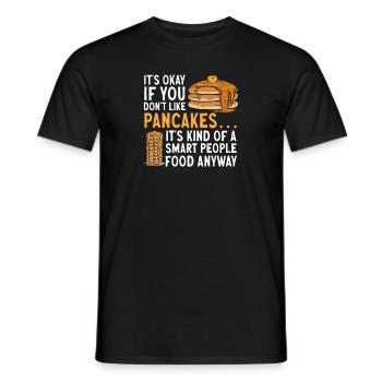 Crêpes Petit-déjeuner Crêpes - T-shirt homme - noir - Devant - AI Model Male 178 light (178cm)