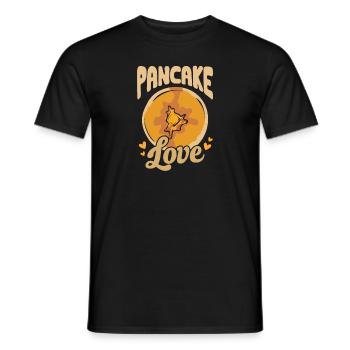 Pancake Breakfast Pancakes - Men's T-Shirt - black - Front - AI Model Male 178 light (178cm)