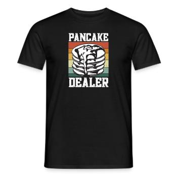 Crêpes Petit-déjeuner Crêpes - T-shirt homme - noir - Devant - AI Model Male 178 light (178cm)