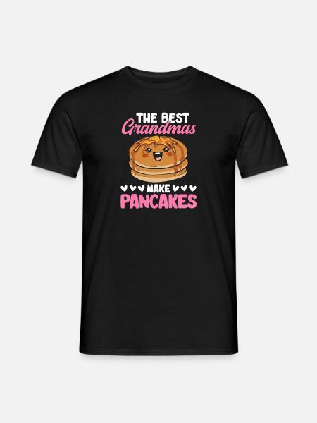Pancake Breakfast Pancakes - Men's T-Shirt - black