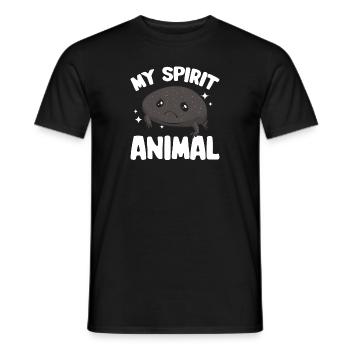 Black Rain Frog Breviceps Fuscus Frog - Men's T-Shirt - black - Front - AI Model Male 178 light (178cm)