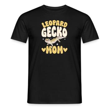 Leopard Gecko Reptile Pet Gecko - Men's T-Shirt - black - Front - AI Model Male 178 light (178cm)