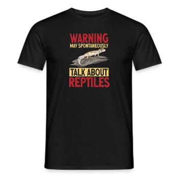 Leopard Gecko Reptile Pet Gecko - Men's T-Shirt - black - Front - AI Model Male 178 light (178cm)