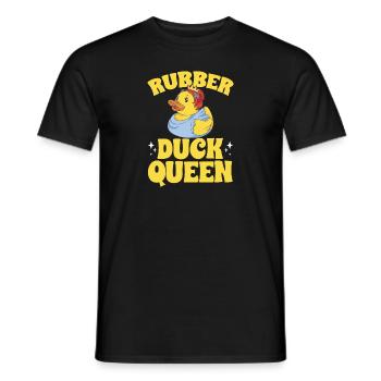 Canard en caoutchouc Canard en caoutchouc - T-shirt homme - noir - Devant - AI Model Male 178 light (178cm)