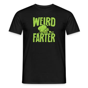 fart farting farting farting - Men's T-Shirt - black - Front - AI Model Male 178 light (178cm)
