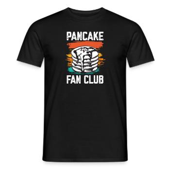 Pancake Breakfast Pancakes - Men's T-Shirt - black - Front - AI Model Male 178 light (178cm)