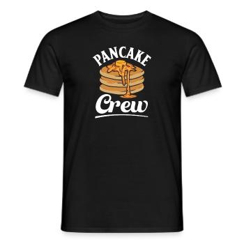 Crêpes Petit-déjeuner Crêpes - T-shirt homme - noir - Devant - AI Model Male 178 light (178cm)