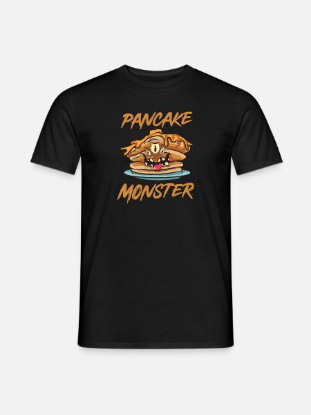 Pancake Breakfast Pancakes - Men's T-Shirt - black