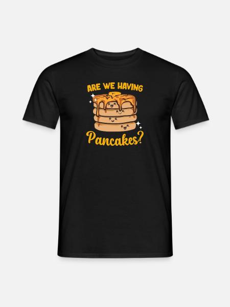 Pancake Breakfast Pancakes - Men's T-Shirt - black