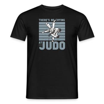 Judo kein Weinen bei Judo lustige Judoka und Martial - Männer T-Shirt - Schwarz - Vorne - AI Model Male 178 light (178cm)
