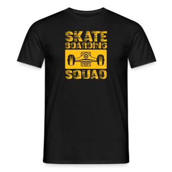 Skateboard lustige Skateboard Squad und Skaten - Männer T-Shirt - Schwarz - Vorne - AI Model Male 178 light (178cm)