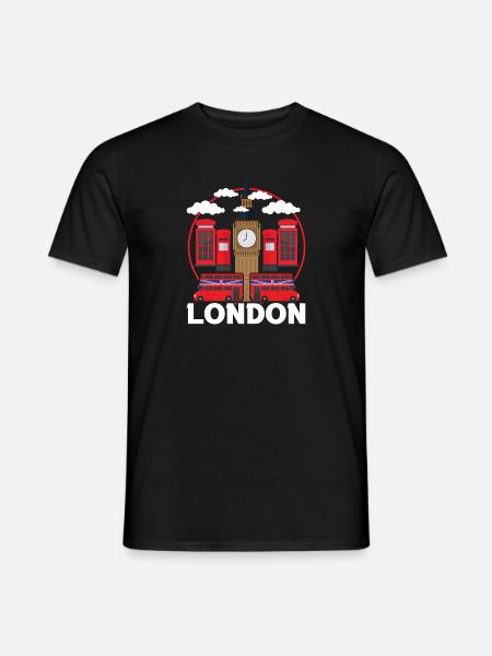 Londres - T-shirt homme - noir