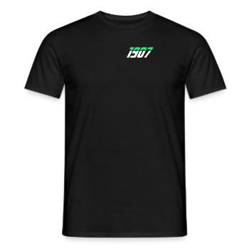 1907 july 1906 - Männer T-Shirt - Schwarz - Vorne - AI Model Male 178 light (178cm)
