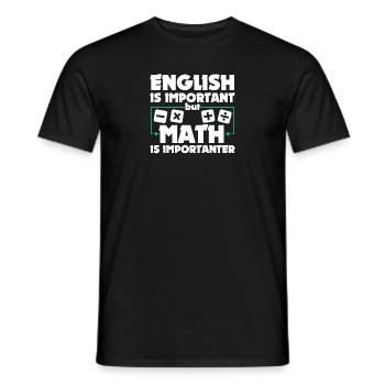 Lustige Mathematik Kunst Student Wortspiel Mathematik Liebhaber Wortspiel - Männer T-Shirt - Schwarz - Vorne - AI Model Male 178 light (178cm)