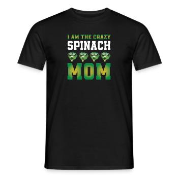 Spinat Mama - Männer T-Shirt - Schwarz - Vorne - AI Model Male 178 light (178cm)