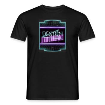 christmas tree build artificial christmas vacation - Männer T-Shirt - Schwarz - Vorne - AI Model Male 178 light (178cm)