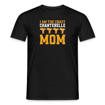 Pfifferling Mama - Männer T-Shirt - Schwarz - Vorne - AI Model Male 178 light (178cm)