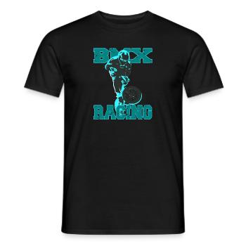 Vintage BMX Racing T-Shirt Cadeau Cadeau - T-shirt homme - noir - Devant - AI Model Male 178 light (178cm)