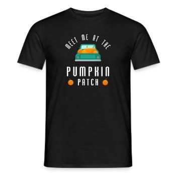 Meet me at the Pumpkin Patch - Men's T-Shirt - black - Front - AI Model Male 178 light (178cm)