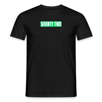 Era, Sjuttiotva, Seventy Two - Männer T-Shirt - Schwarz - Vorne - AI Model Male 178 light (178cm)