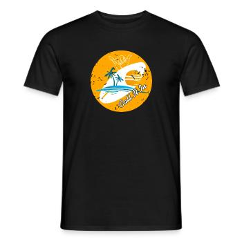 Call It In Vintage Surfing Vacation Designs - Männer T-Shirt - Schwarz - Vorne - AI Model Male 178 light (178cm)