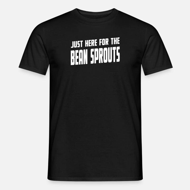 bean sprout - Männer T-Shirt - Schwarz