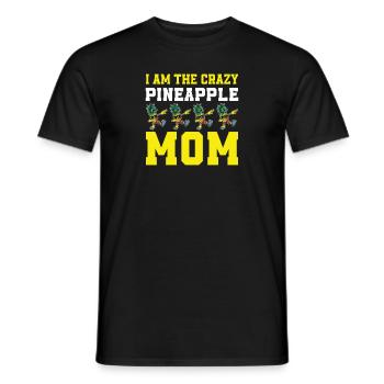 Ananas Mama - Männer T-Shirt - Schwarz - Vorne - AI Model Male 178 light (178cm)