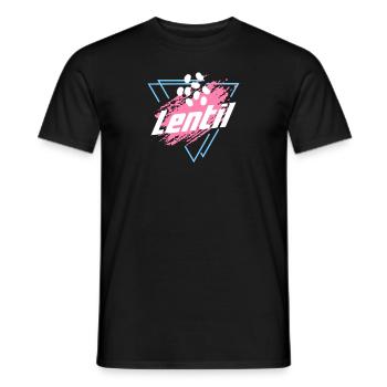 UNIQUE LENTIL T SHIRT - Männer T-Shirt - Schwarz - Vorne - AI Model Male 178 light (178cm)