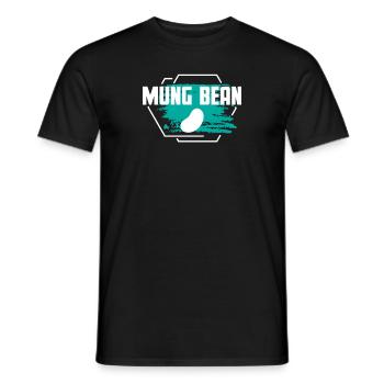 Mung Bean Modern Edition - Männer T-Shirt - Schwarz - Vorne - AI Model Male 178 light (178cm)