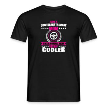 Instructeur de conduite Maman - T-shirt homme - noir - Devant - AI Model Male 178 light (178cm)