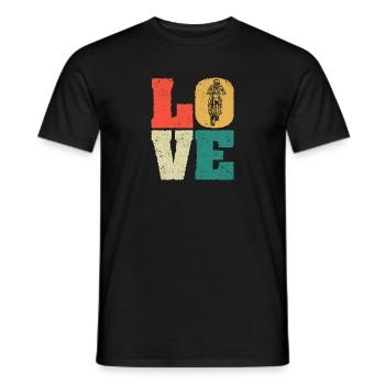Dirt Bike Dear Biker Riders Motocross Lovers - Men's T-Shirt - black - Front - AI Model Male 178 light (178cm)