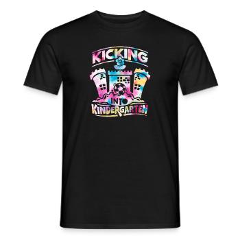 Zurück in den Kidergarten zurück in die Schule - Männer T-Shirt - Schwarz - Vorne - AI Model Male 178 light (178cm)