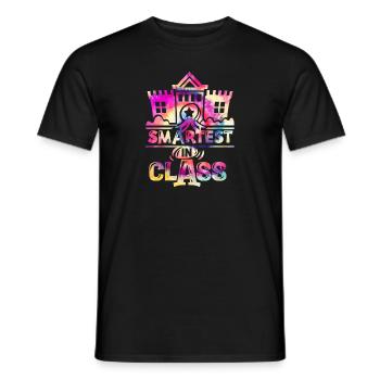 Smartest in the Class Back to School - Men's T-Shirt - black - Front - AI Model Male 178 light (178cm)