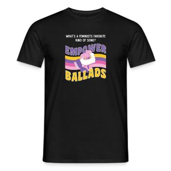 Frauen Gleichberchtigung Design und Feminist - Männer T-Shirt - Schwarz - Vorne - AI Model Male 178 light (178cm)
