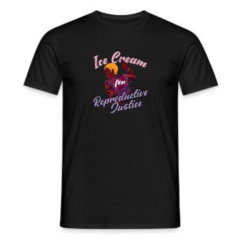 Reproductive Justice Pro Choice Abtreibung - Männer T-Shirt - Schwarz - Vorne - AI Model Male 178 light (178cm)