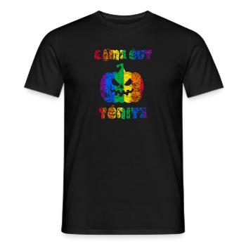 Came Out Tonite Halloween Pride - Men's T-Shirt - black - Front - AI Model Male 178 light (178cm)