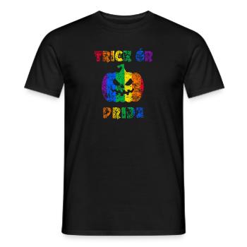 Trick or Pride Halloween Pride - Men's T-Shirt - black - Front - AI Model Male 178 light (178cm)