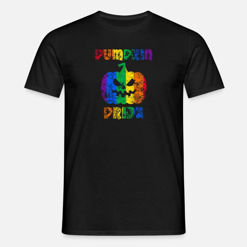 Pumpkin Pride Halloween Pride - T-shirt til herrer - sort