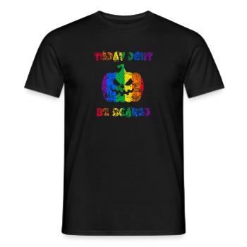 Aujourd’hui, n’ayez pas peur de la fierté d’Halloween - T-shirt homme - noir - Devant - AI Model Male 178 light (178cm)